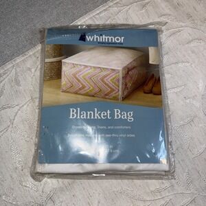 Whitmor Blanket And Storage Bag 5003-09 21 L x 25 W x 11 h Breathable Nonwoven